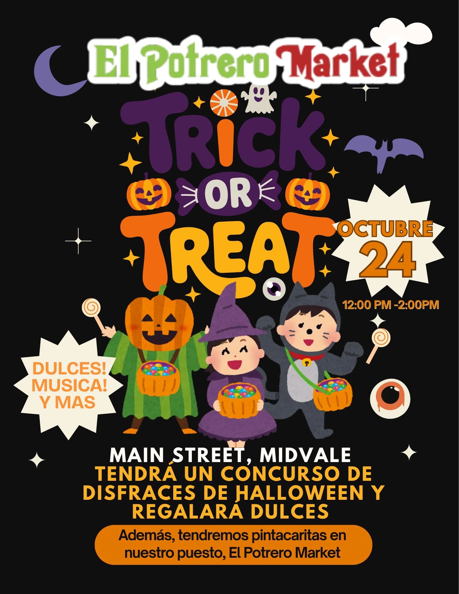 Trick or Treat con El Potrero Market
